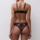 black set with brief back