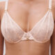pink bra close